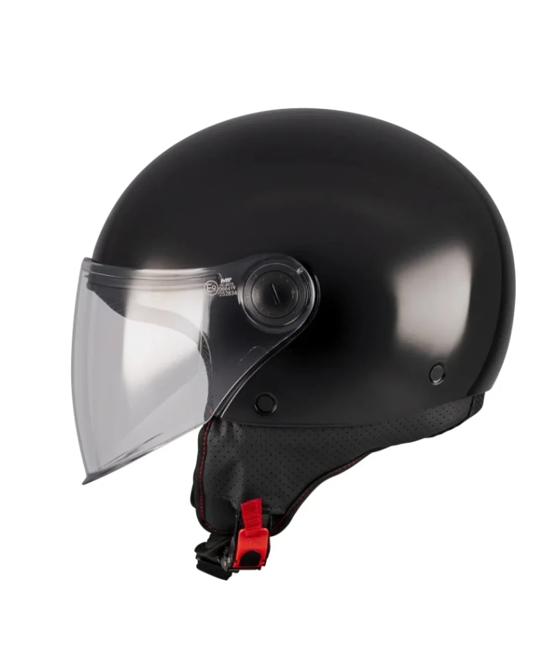 КАСКА ЗА СКУТЕР MT STREET S PURE A1 BLACK GLOSS