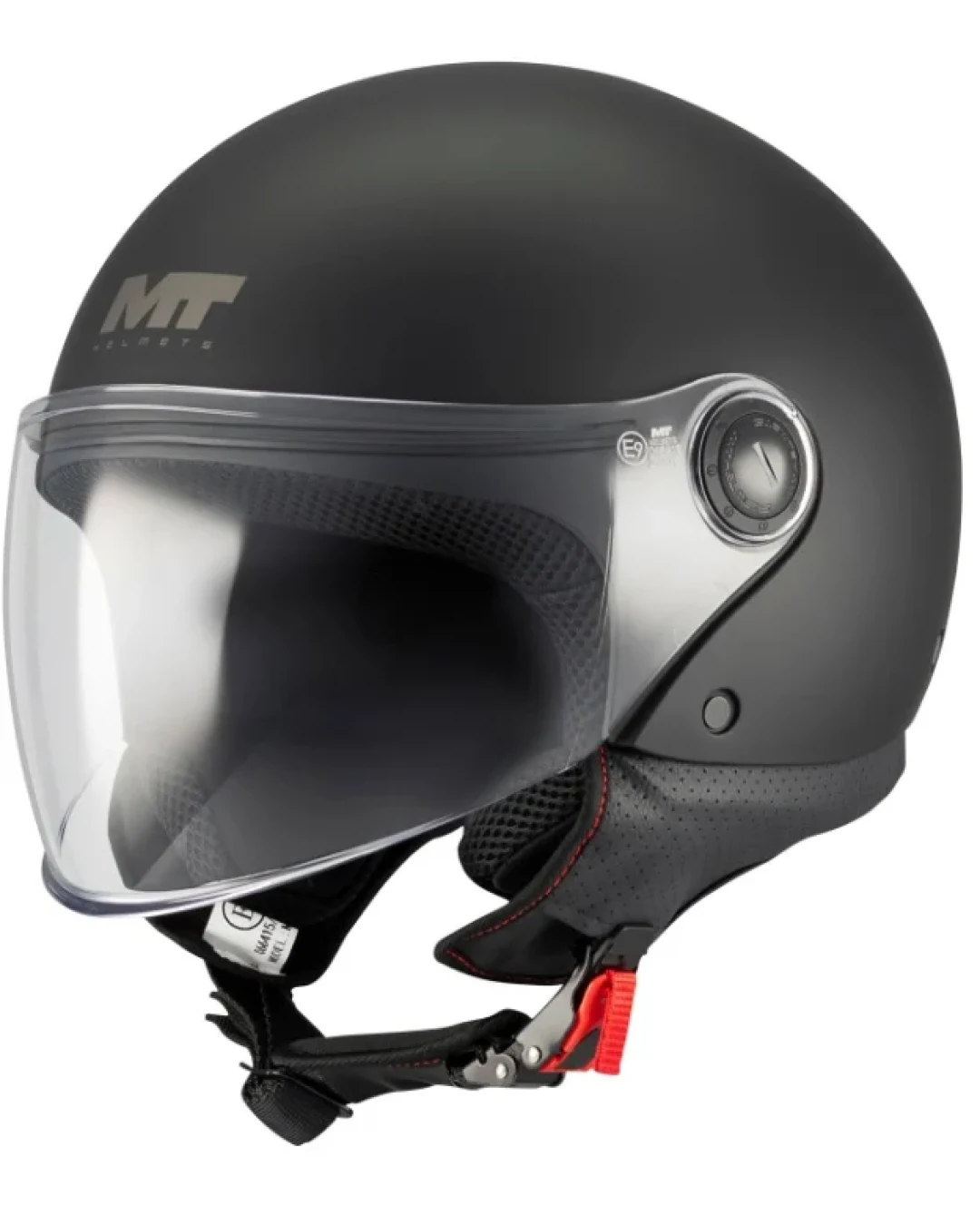 КАСКА ЗА СКУТЕР MT STREET S PURE A1 BLACK MATT