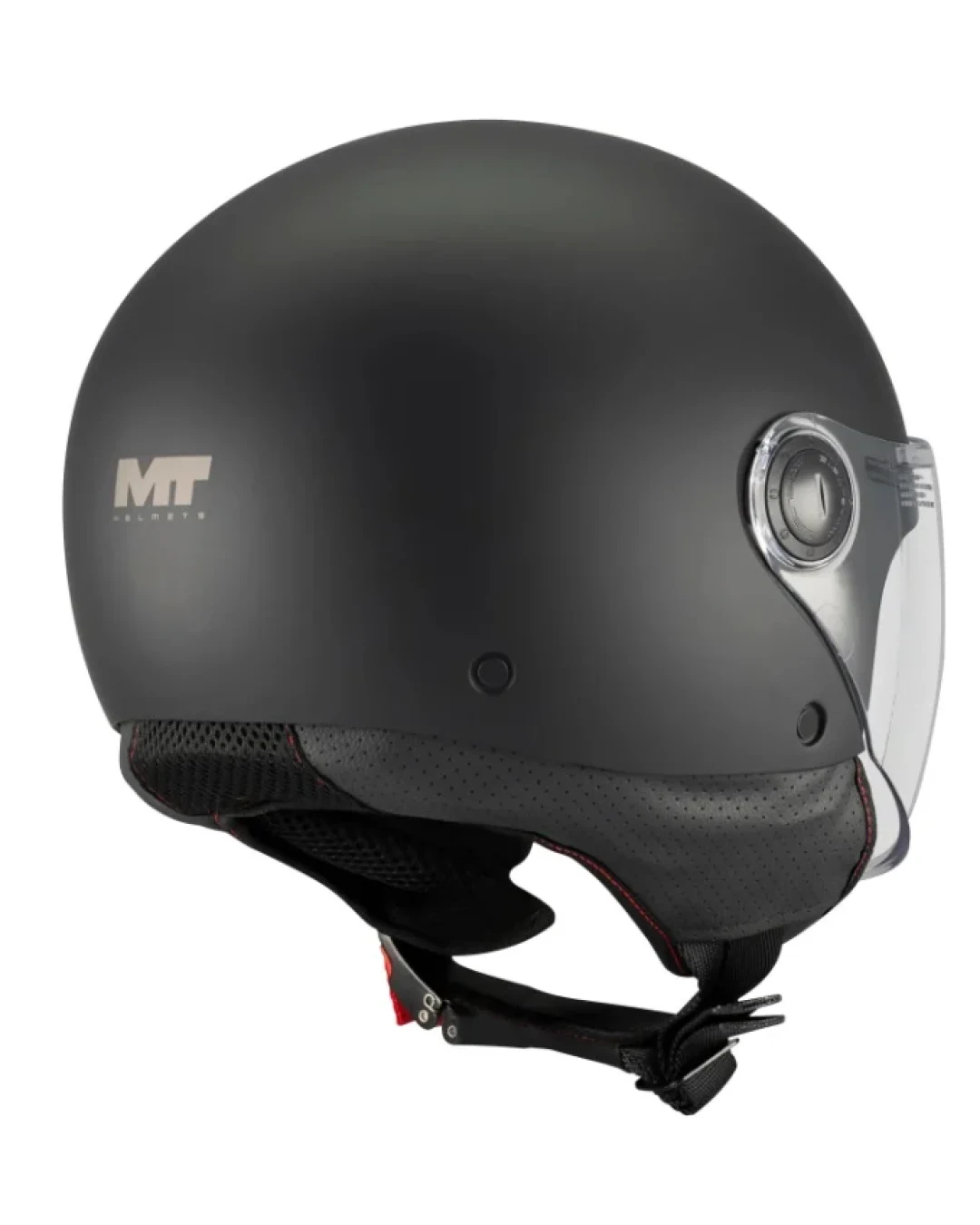 КАСКА ЗА СКУТЕР MT STREET S PURE A1 BLACK MATT