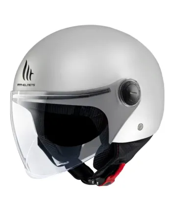 КАСКА ЗА СКУТЕР MT STREET S SOLID A0 WHITE