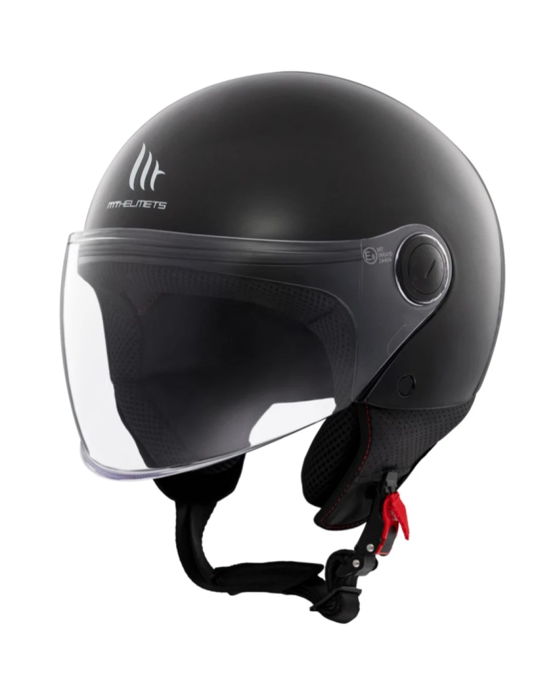 КАСКА ЗА СКУТЕР MT STREET S SOLID A1 GLOSS BLACK