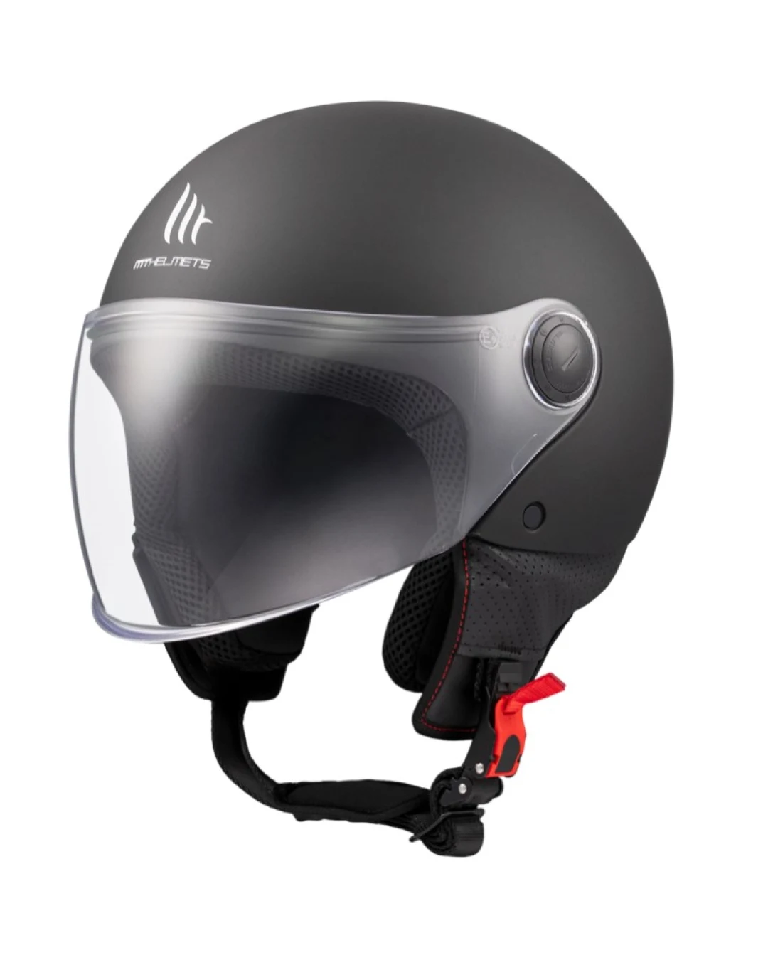 КАСКА ЗА СКУТЕР MT STREET S SOLID A1 MATT BLACK