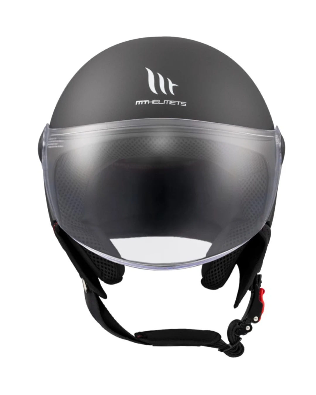 КАСКА ЗА СКУТЕР MT STREET S SOLID A1 MATT BLACK