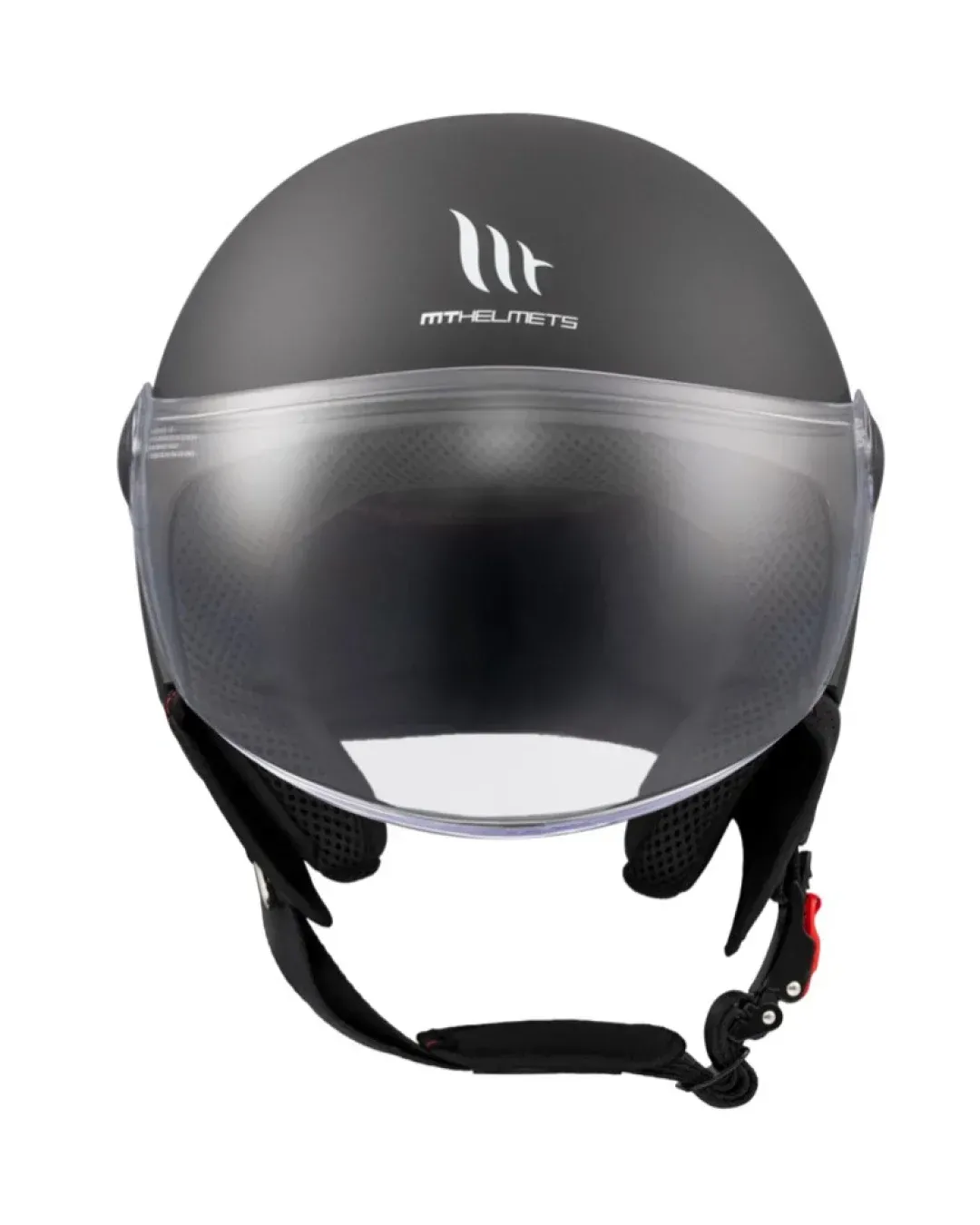 КАСКА ЗА СКУТЕР MT STREET S SOLID A1 MATT BLACK