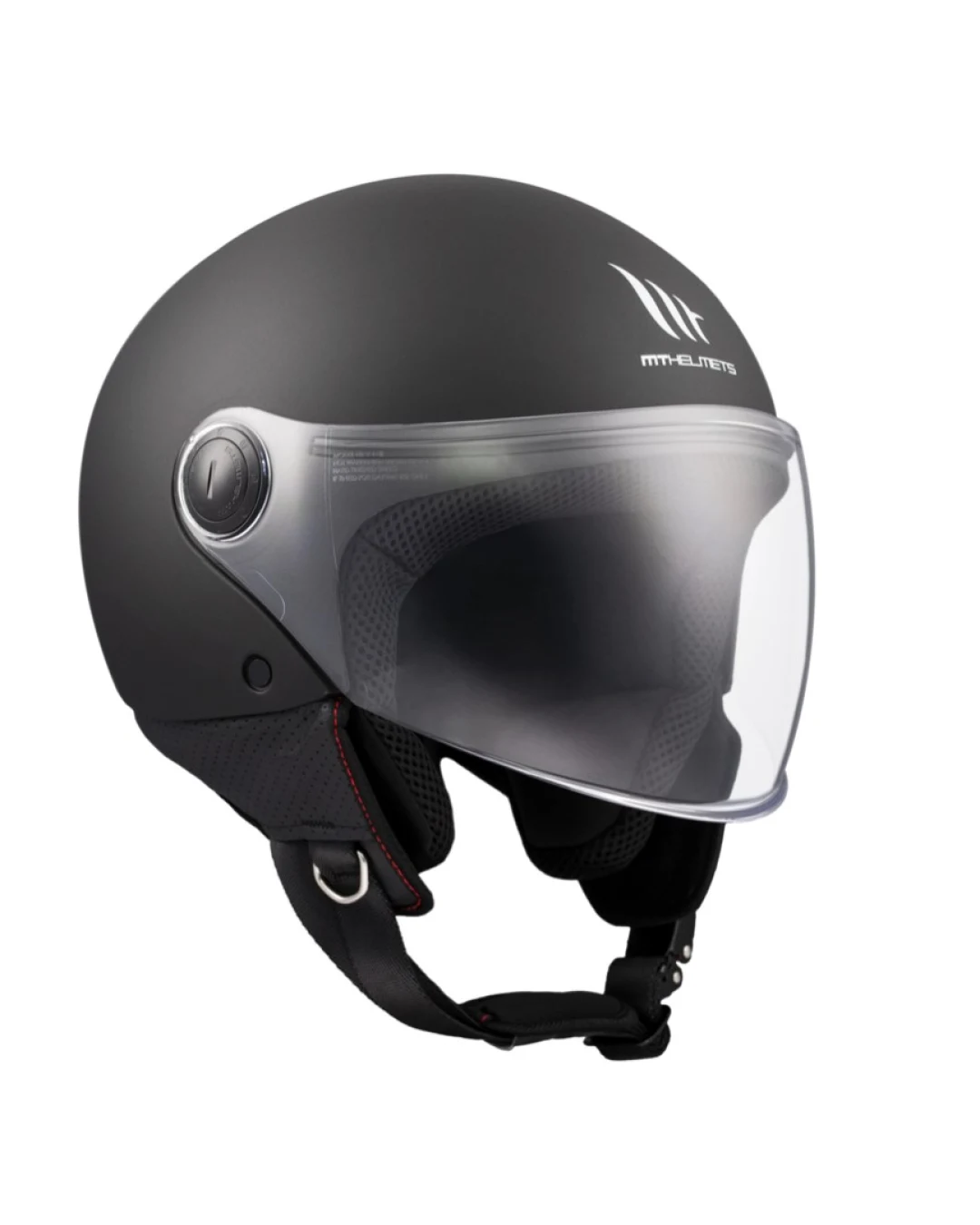 КАСКА ЗА СКУТЕР MT STREET S SOLID A1 MATT BLACK