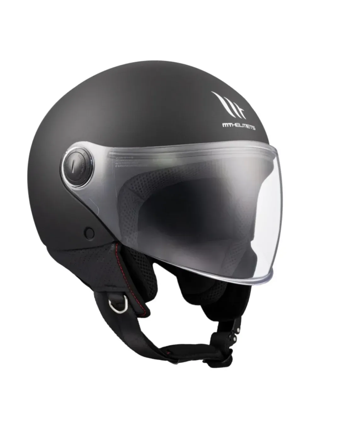КАСКА ЗА СКУТЕР MT STREET S SOLID A1 MATT BLACK