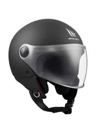 КАСКА ЗА СКУТЕР MT STREET S SOLID A1 MATT BLACK