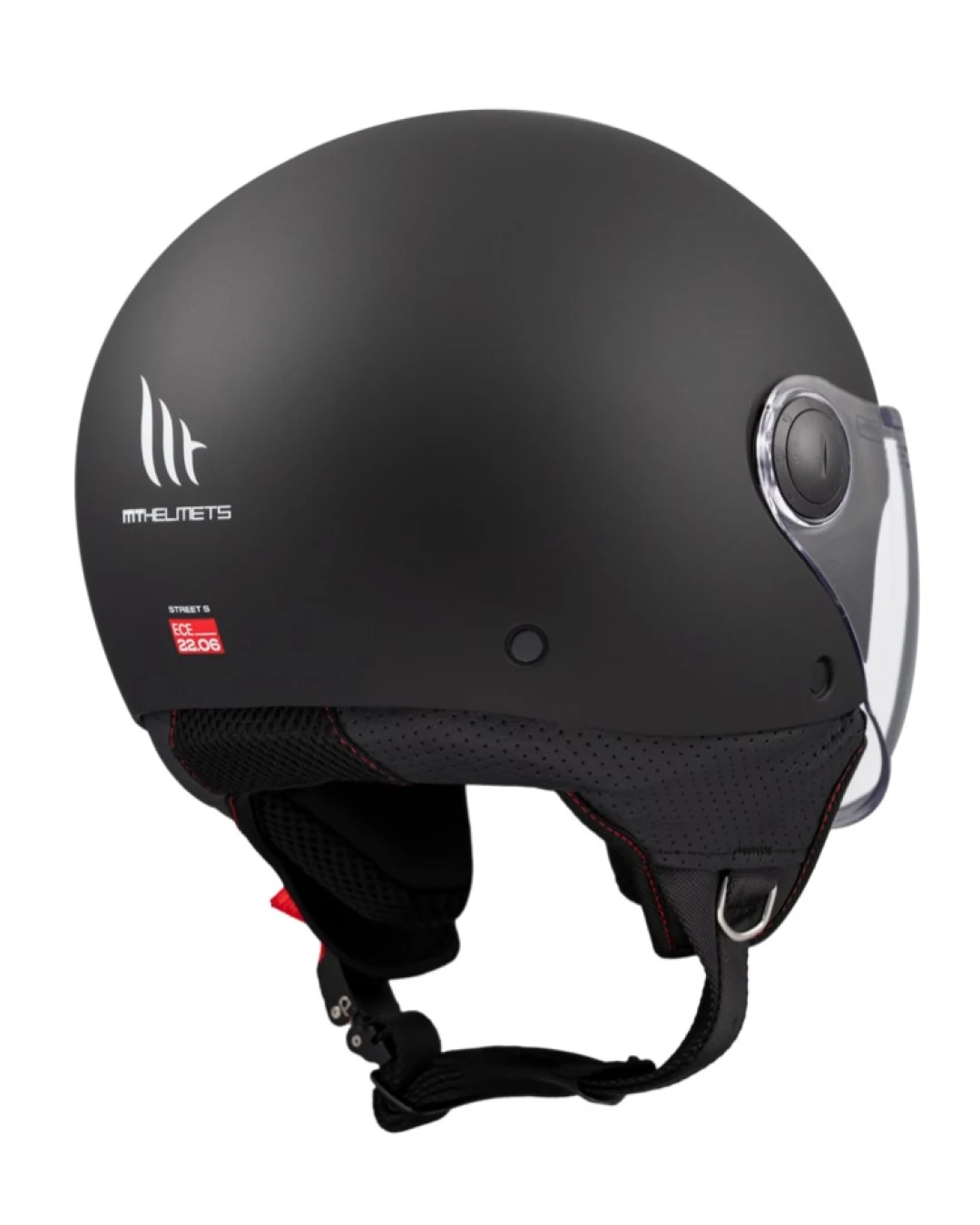 КАСКА ЗА СКУТЕР MT STREET S SOLID A1 MATT BLACK