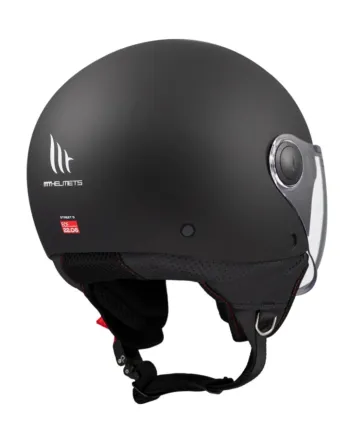 КАСКА ЗА СКУТЕР MT STREET S SOLID A1 MATT BLACK