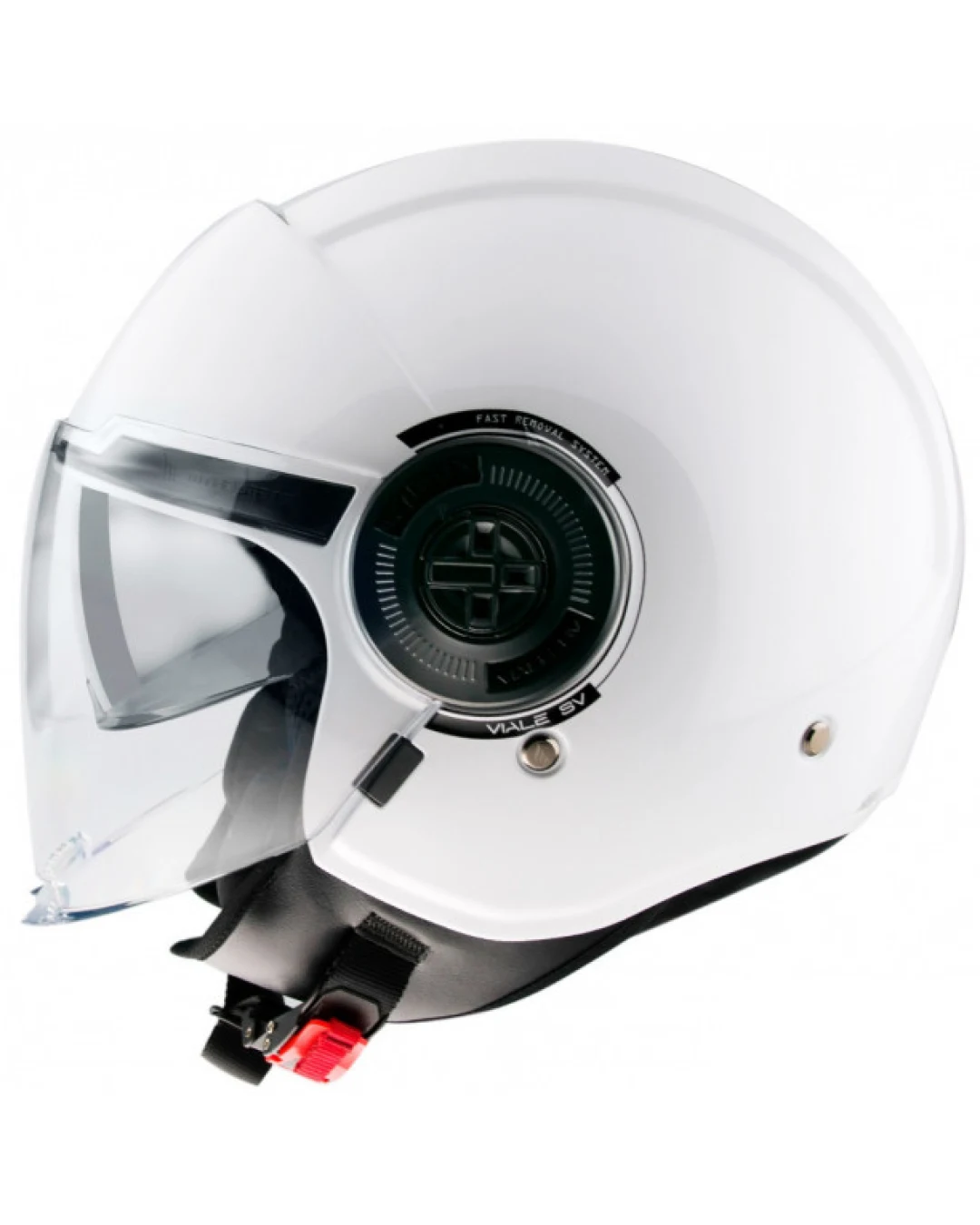 КАСКА ЗА СКУТЕР MT VIALE S SOLID A0 GLOSS WHITE