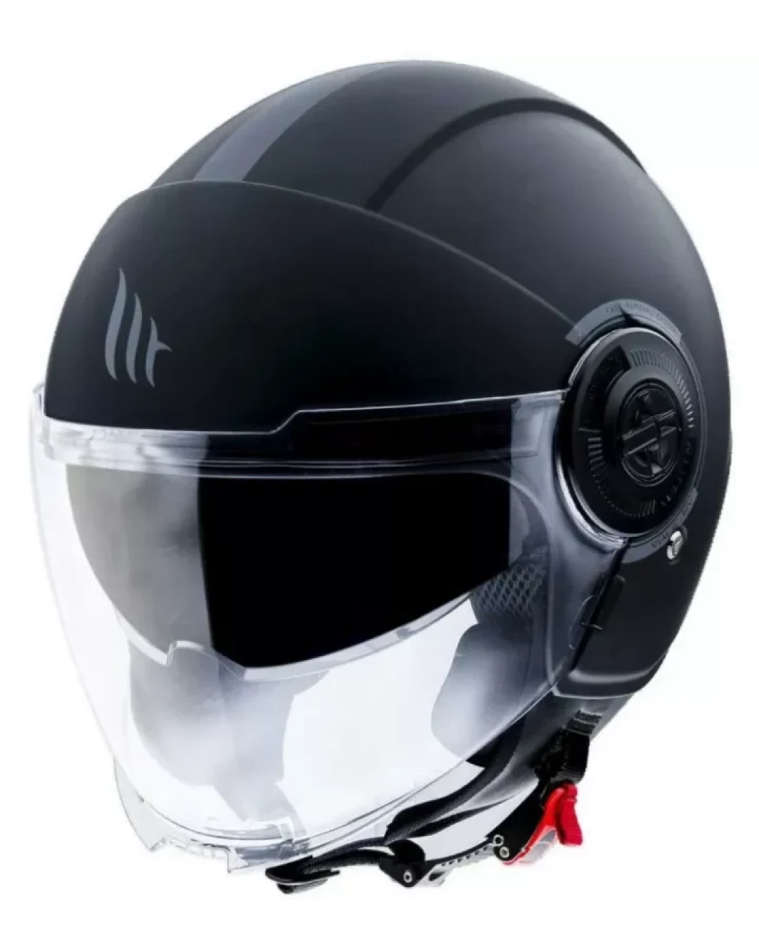 КАСКА ЗА СКУТЕР MT VIALE S SOLID A1 MATT BLACK