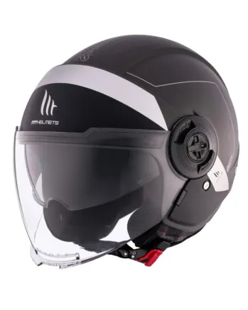 КАСКА ЗА СКУТЕР MT VIALE S SV 68 UNIT D2 MATT BLACK/GRAY