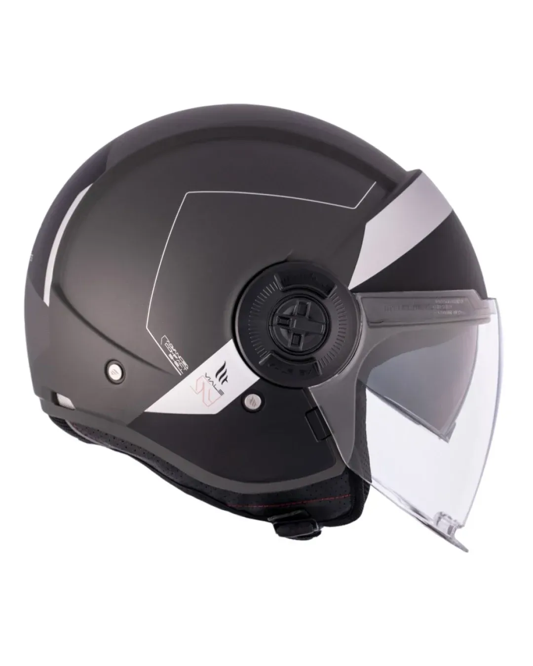 КАСКА ЗА СКУТЕР MT VIALE S SV 68 UNIT D2 MATT BLACK/GRAY