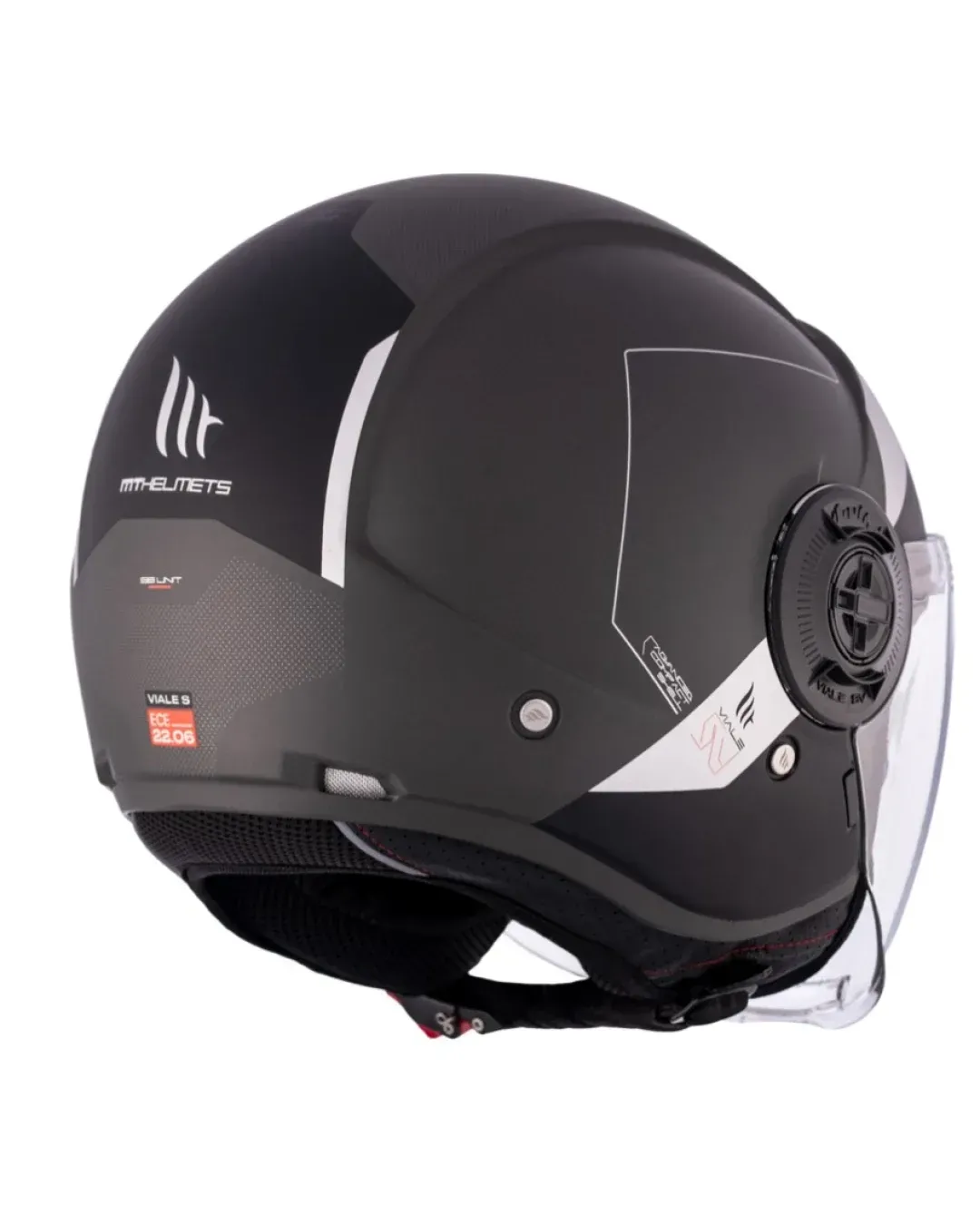 КАСКА ЗА СКУТЕР MT VIALE S SV 68 UNIT D2 MATT BLACK/GRAY