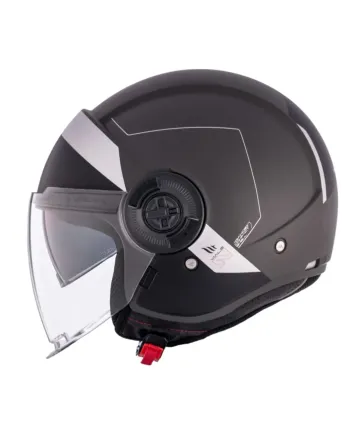 КАСКА ЗА СКУТЕР MT VIALE S SV 68 UNIT D2 MATT BLACK/GRAY