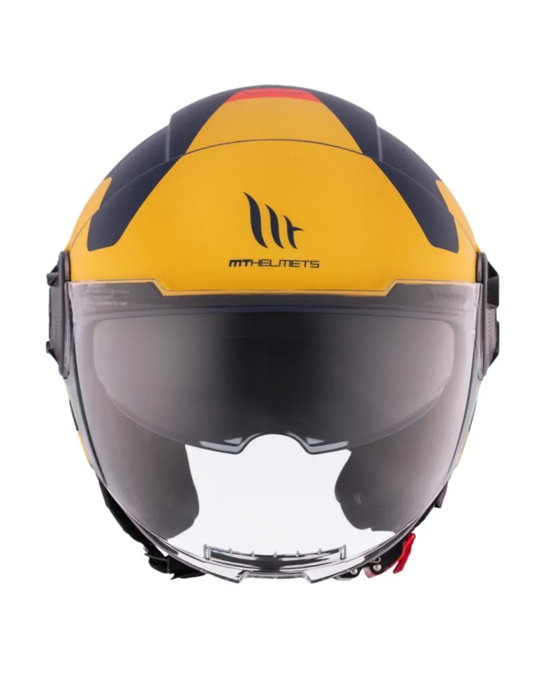 КАСКА ЗА СКУТЕР MT VIALE S SV BETA D3 MATT BLACK/YELLOW