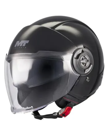 КАСКА ЗА СКУТЕР MT VIALE SV S PURE A1 BLACK GLOSS
