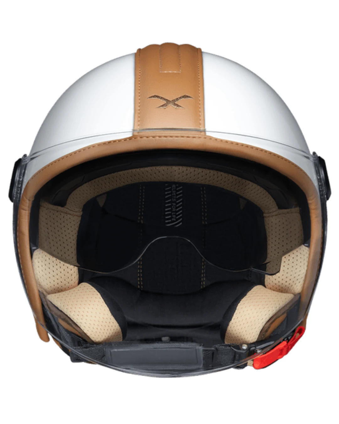 Каска за скутер NEXX  Y.10 MIDTOWN WHITE CAMEL