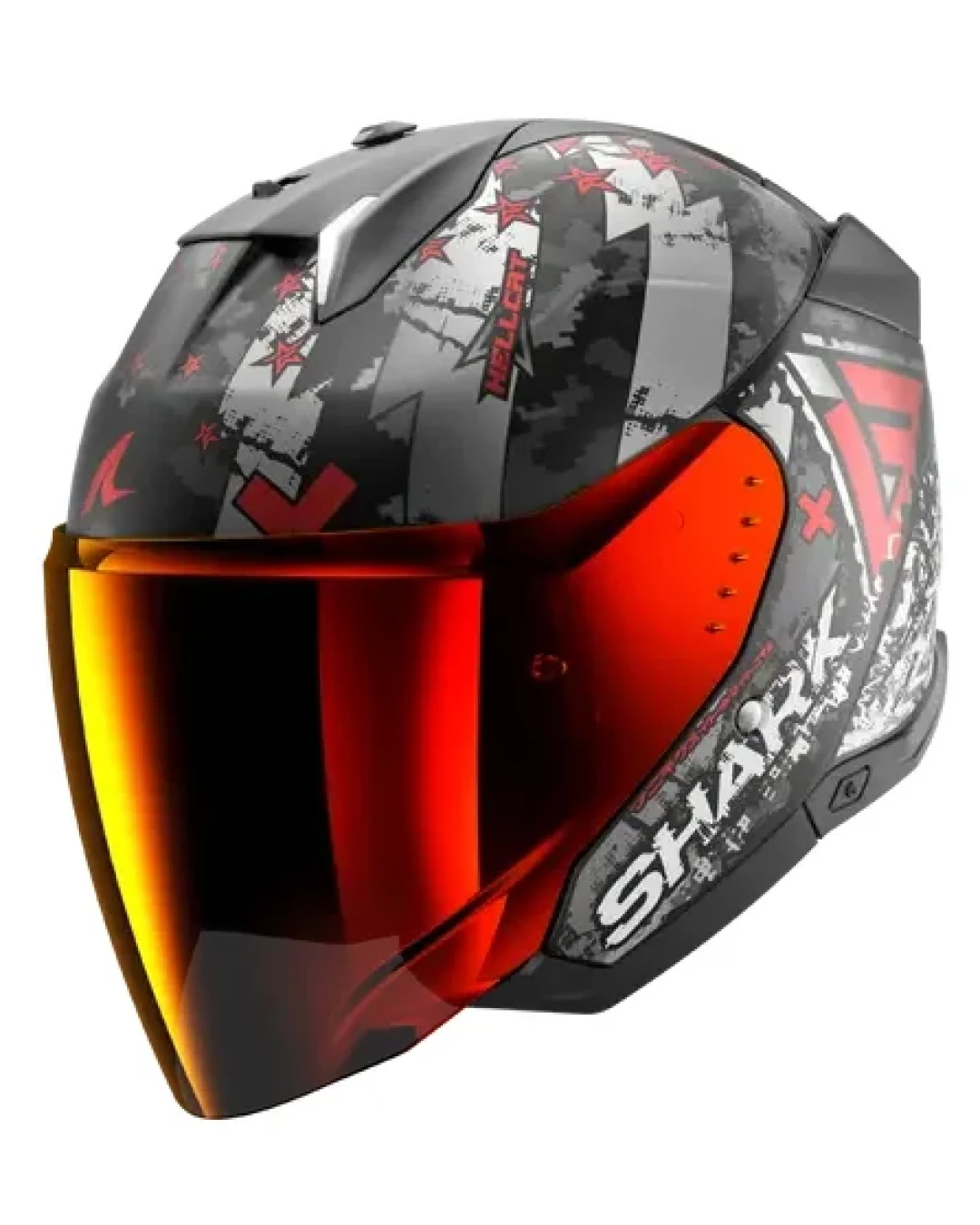 Каска за скутер SHARK SKWAL i3 JET HELLCAT Mat