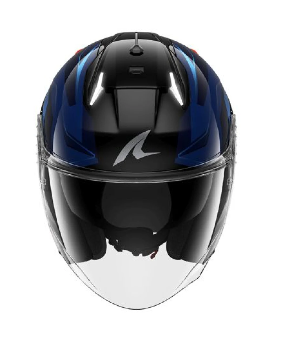 Каска за скутер SHARK SKWAL i3 JET MEKARIUM BLACK/BLUE/ORANGE