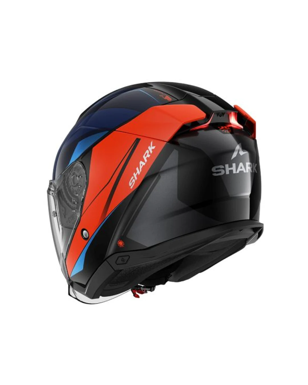 Каска за скутер SHARK SKWAL i3 JET MEKARIUM BLACK/BLUE/ORANGE