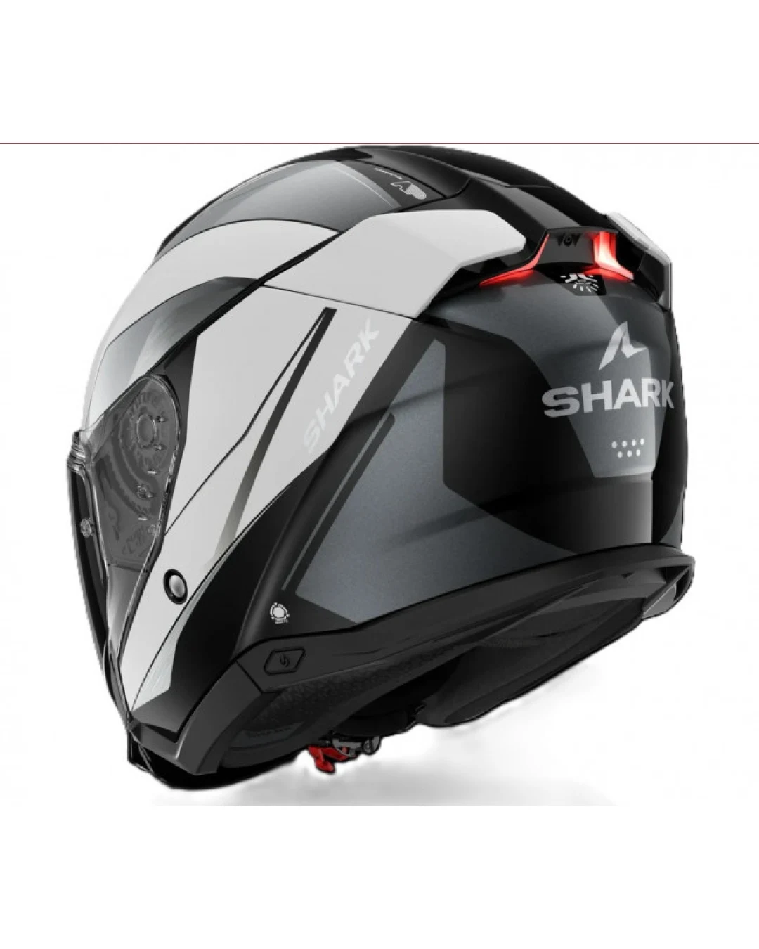 Каска за скутер SHARK SKWAL i3 JET MEKARIUM BLACK/GREY/WHITE