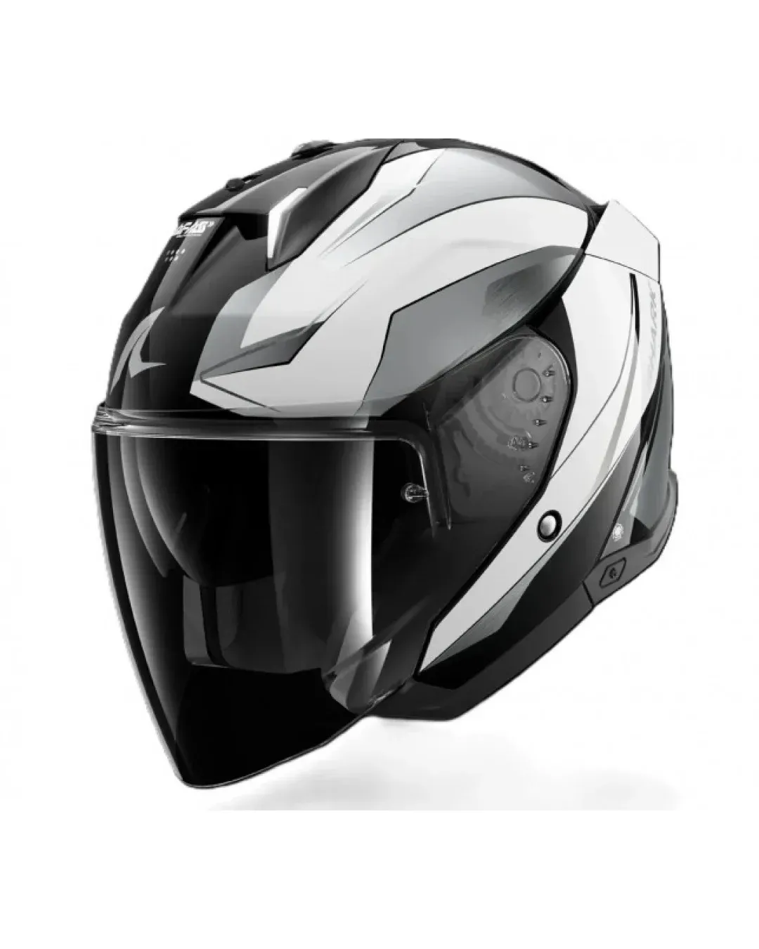 Каска за скутер SHARK SKWAL i3 JET MEKARIUM BLACK/GREY/WHITE