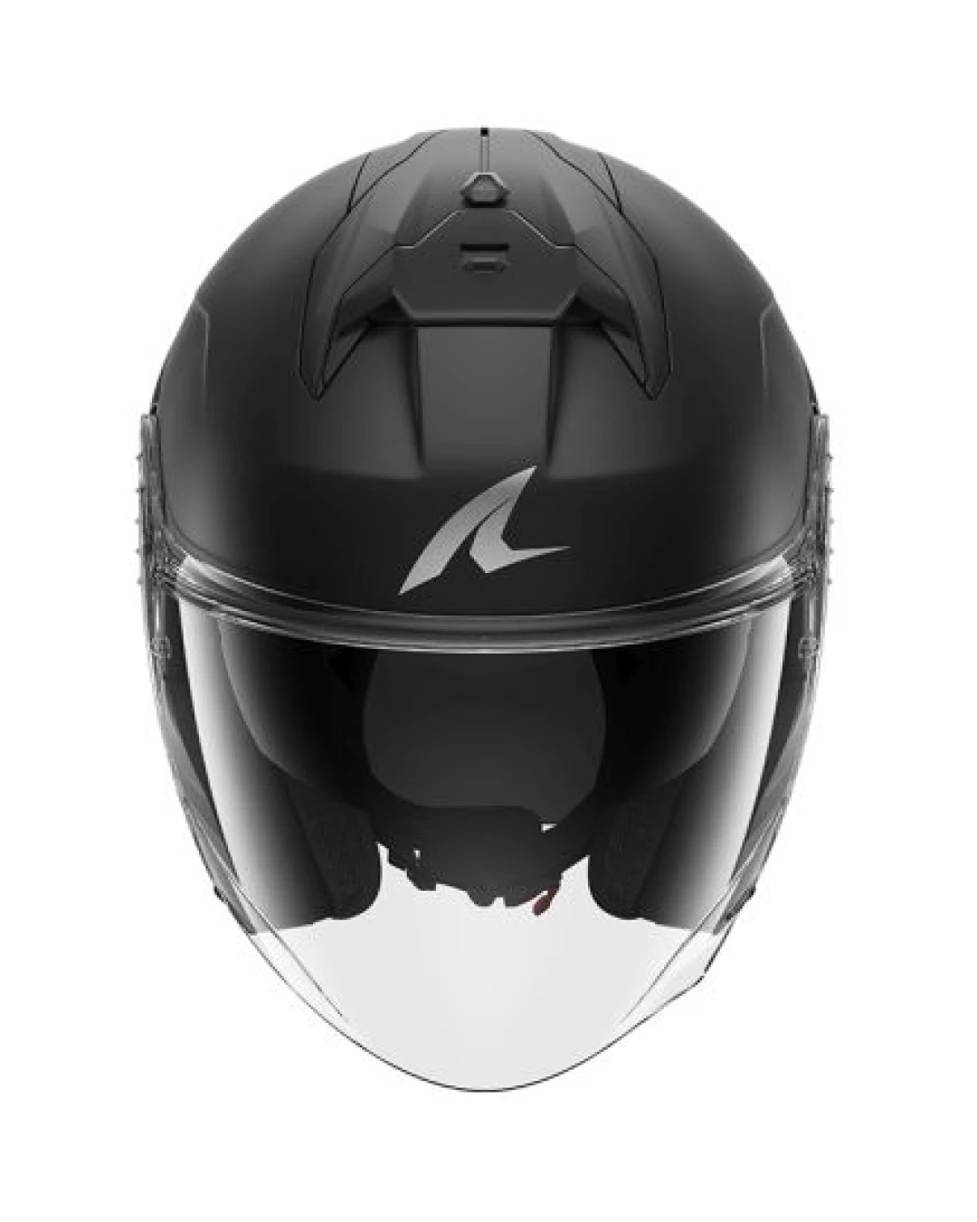 Каска за скутер SHARK SKWAL JET CUP BLANK BLACK MAT