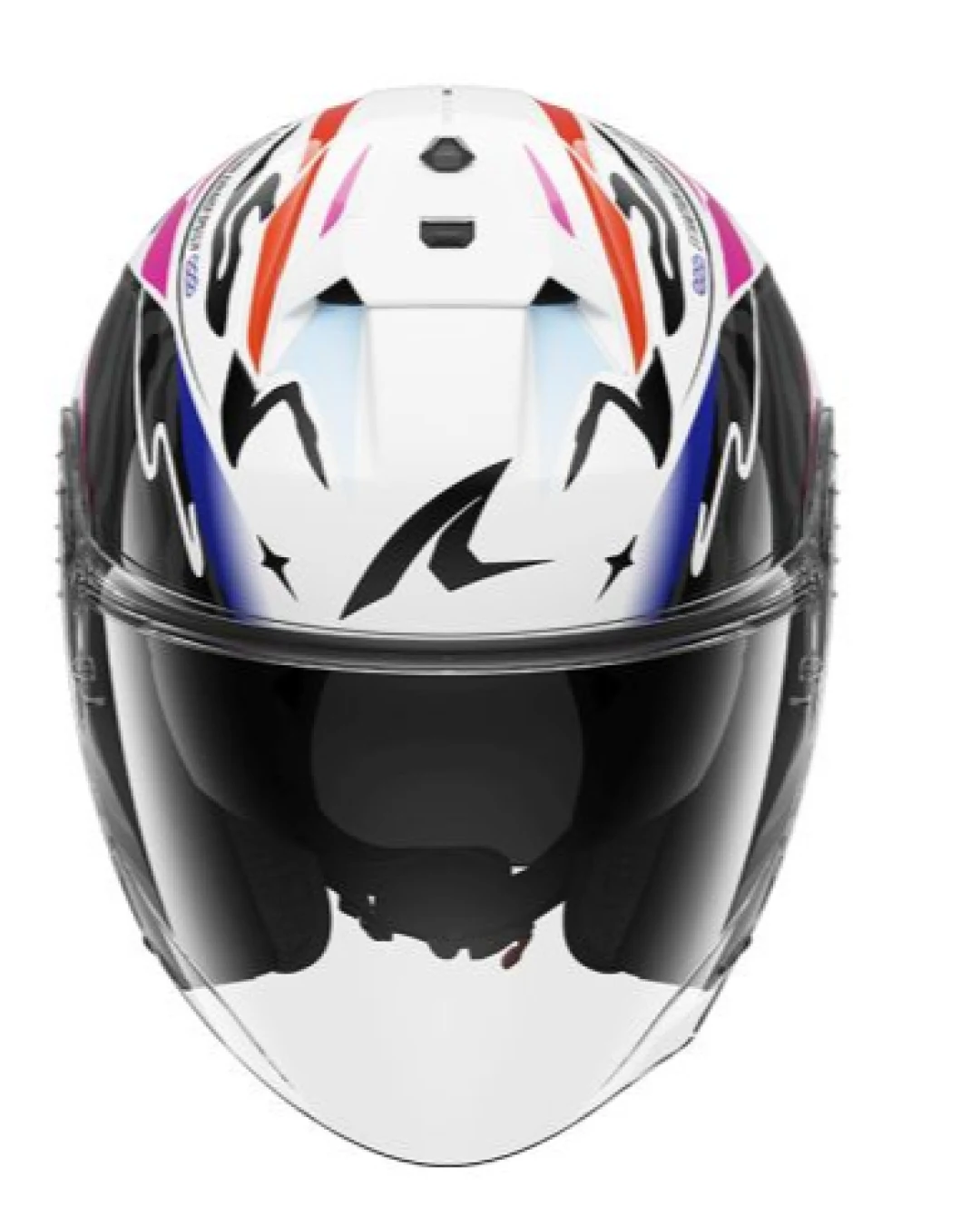 Каска за скутер SHARK SKWAL JET CUP SPEED-FANCY BLACK/PURPLE/RED/WHITE