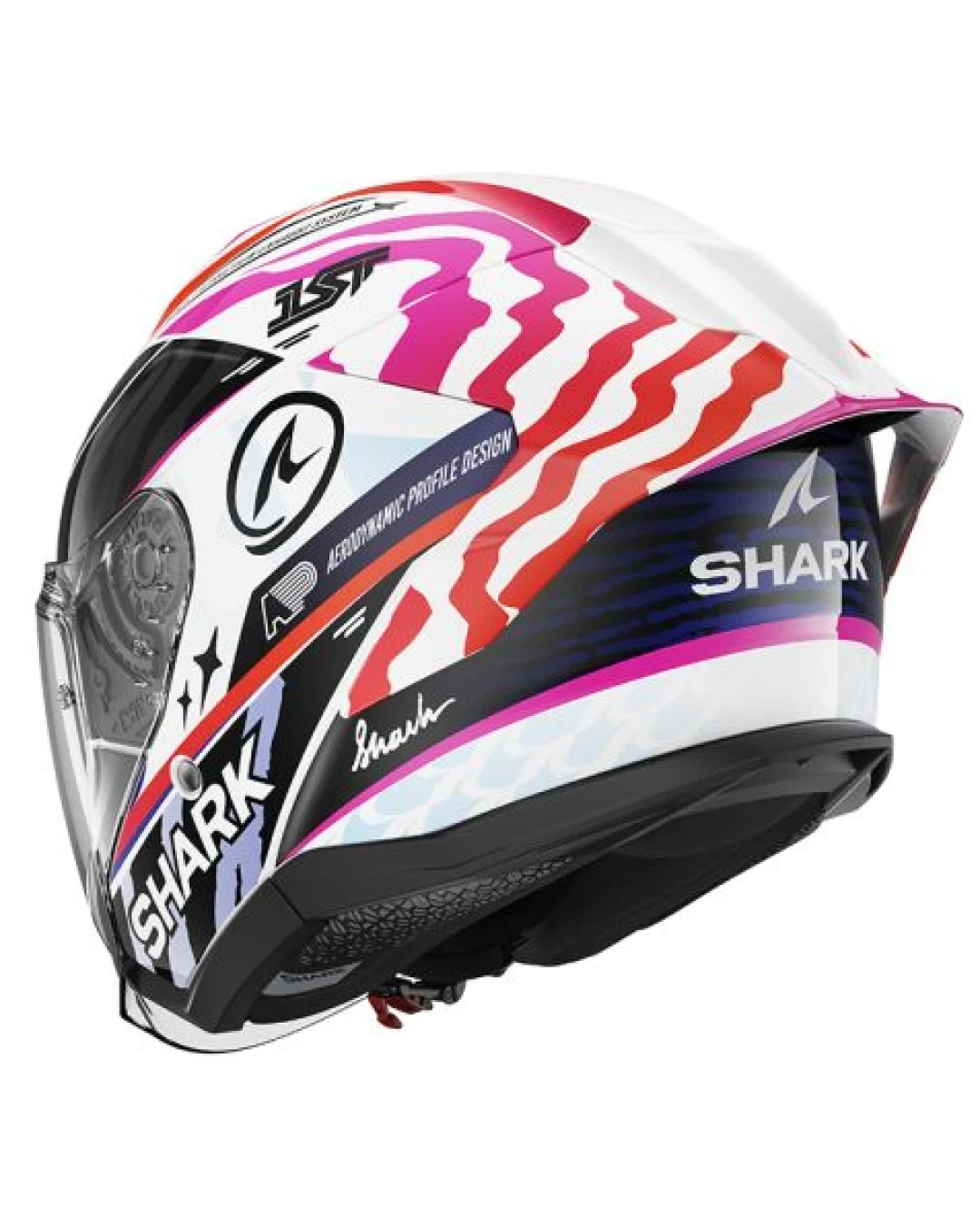 Каска за скутер SHARK SKWAL JET CUP SPEED-FANCY BLACK/PURPLE/RED/WHITE