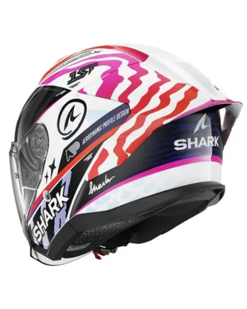 Каска за скутер SHARK SKWAL JET CUP SPEED-FANCY BLACK/PURPLE/RED/WHITE