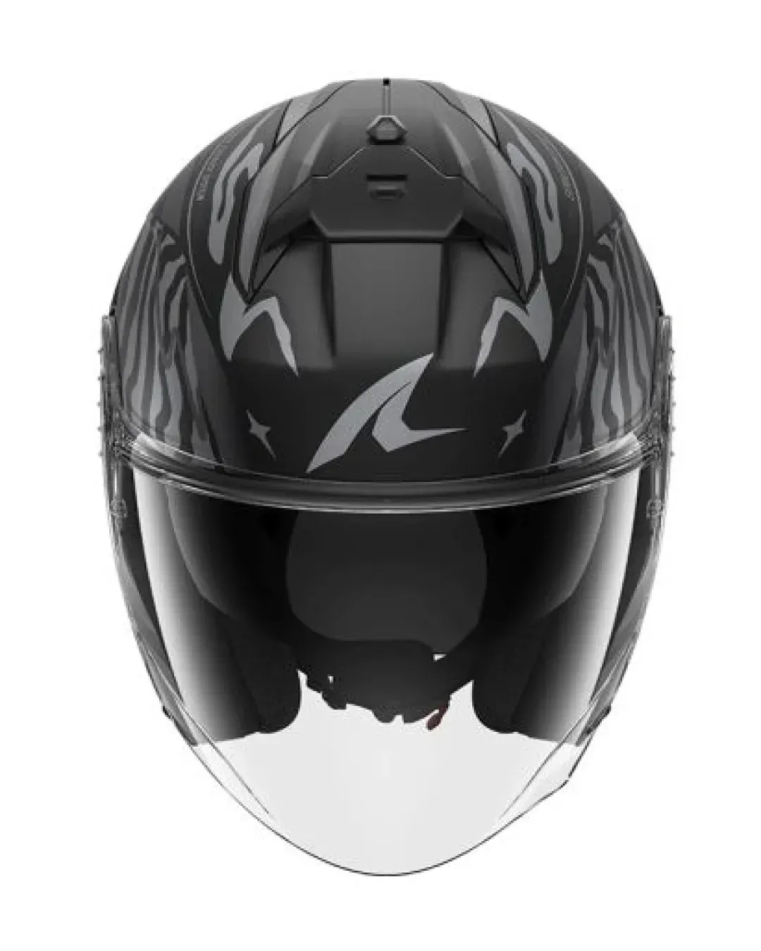 Каска за скутер SHARK SKWAL JET CUP SPEED-FANCY MAT BLACK/GREY