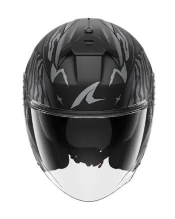 Каска за скутер SHARK SKWAL JET CUP SPEED-FANCY MAT BLACK/GREY