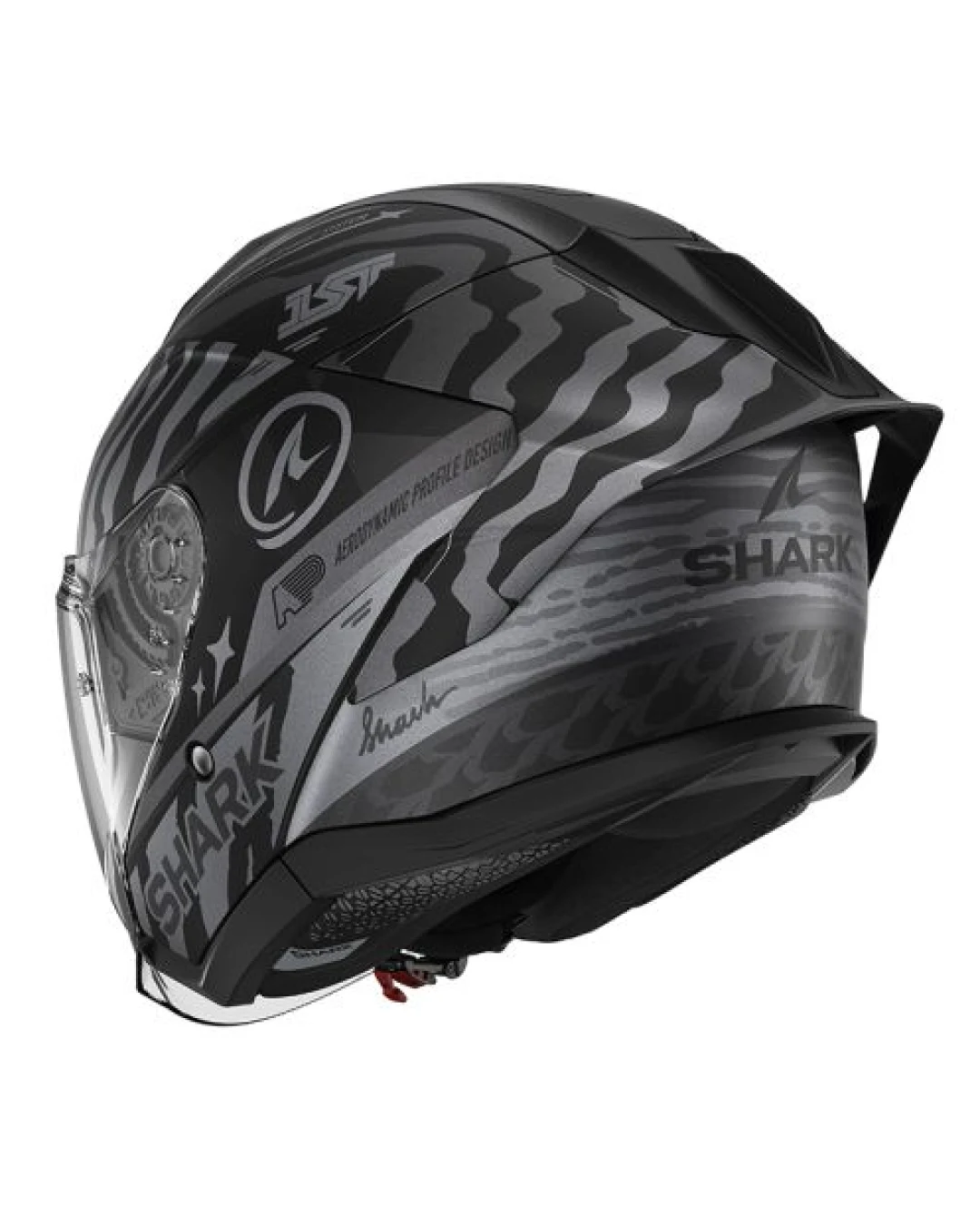 Каска за скутер SHARK SKWAL JET CUP SPEED-FANCY MAT BLACK/GREY