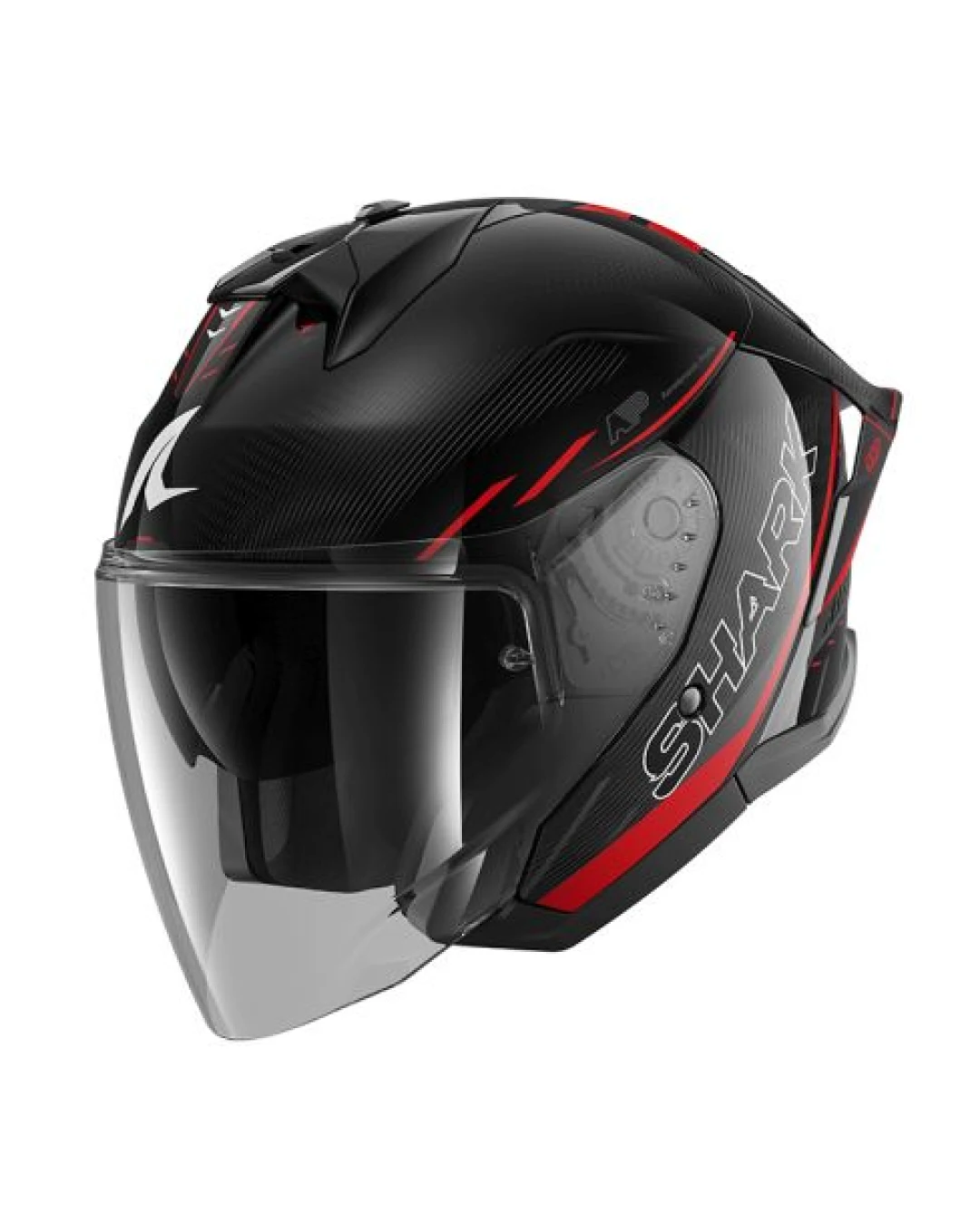 Каска за скутер SHARK SKWAL JET CUP SPEED-TECH BLACK/RED/WHITE