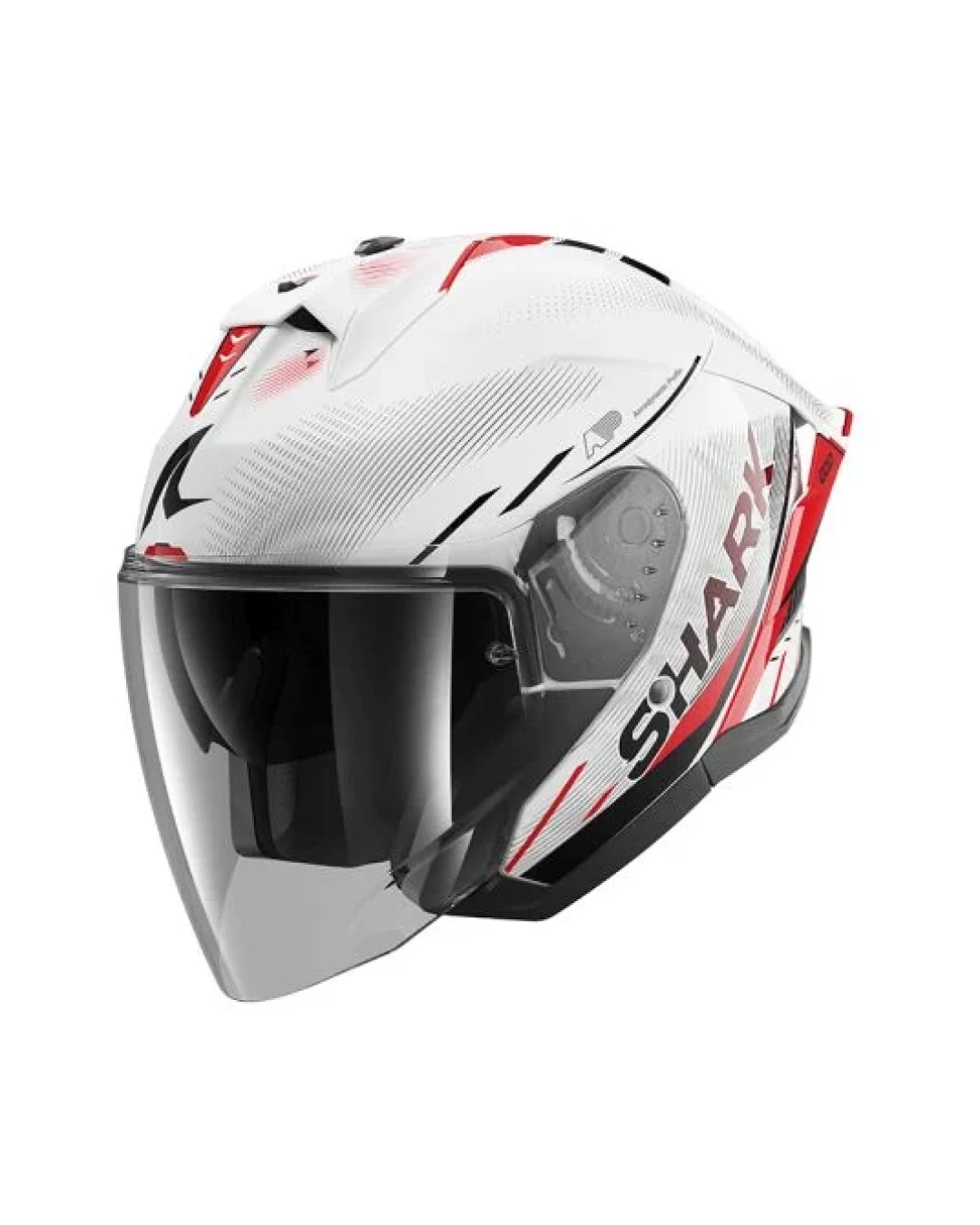 Каска за скутер SHARK SKWAL JET CUP SPEED-TECH WHITE/RED