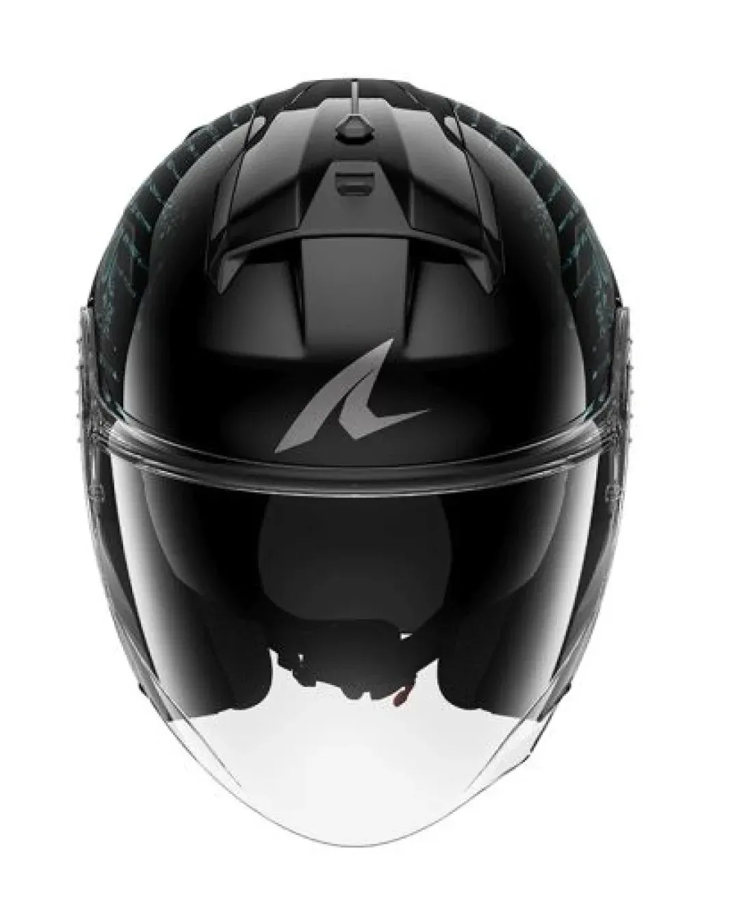 Каска за скутер SHARK SKWAL JET REPTAIA BLACK/BLUE