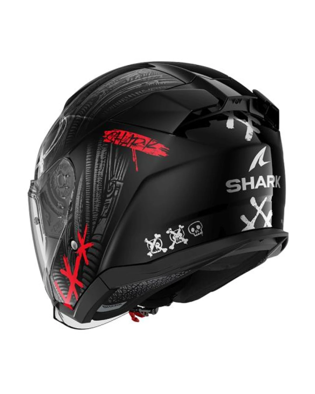 Каска за скутер SHARK SKWAL JET SHIEVER BLACK/RED