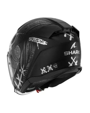 Каска за скутер SHARK SKWAL JET SHIEVER MAT BLACK/GREY