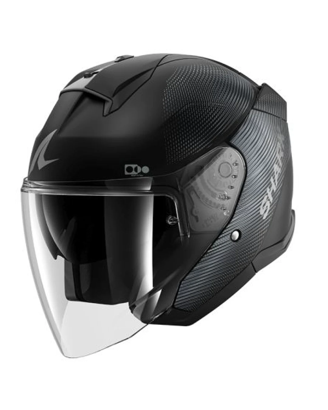 Каска за скутер SHARK SKWAL JET SP LYNE MAT BLACK