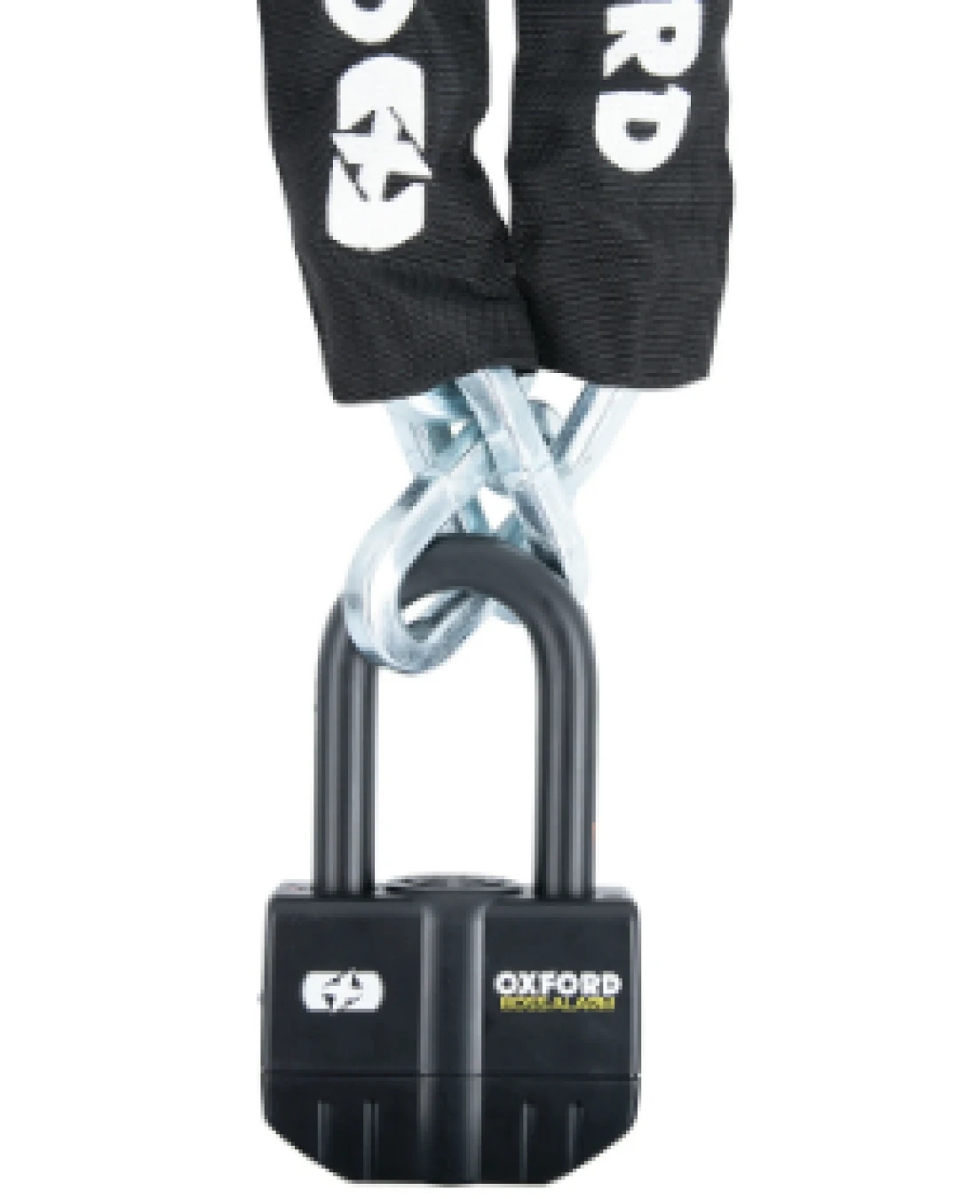 Катинар за аларма OXFORD Boss 16 мм + верига 12 мм х 1,5 м
