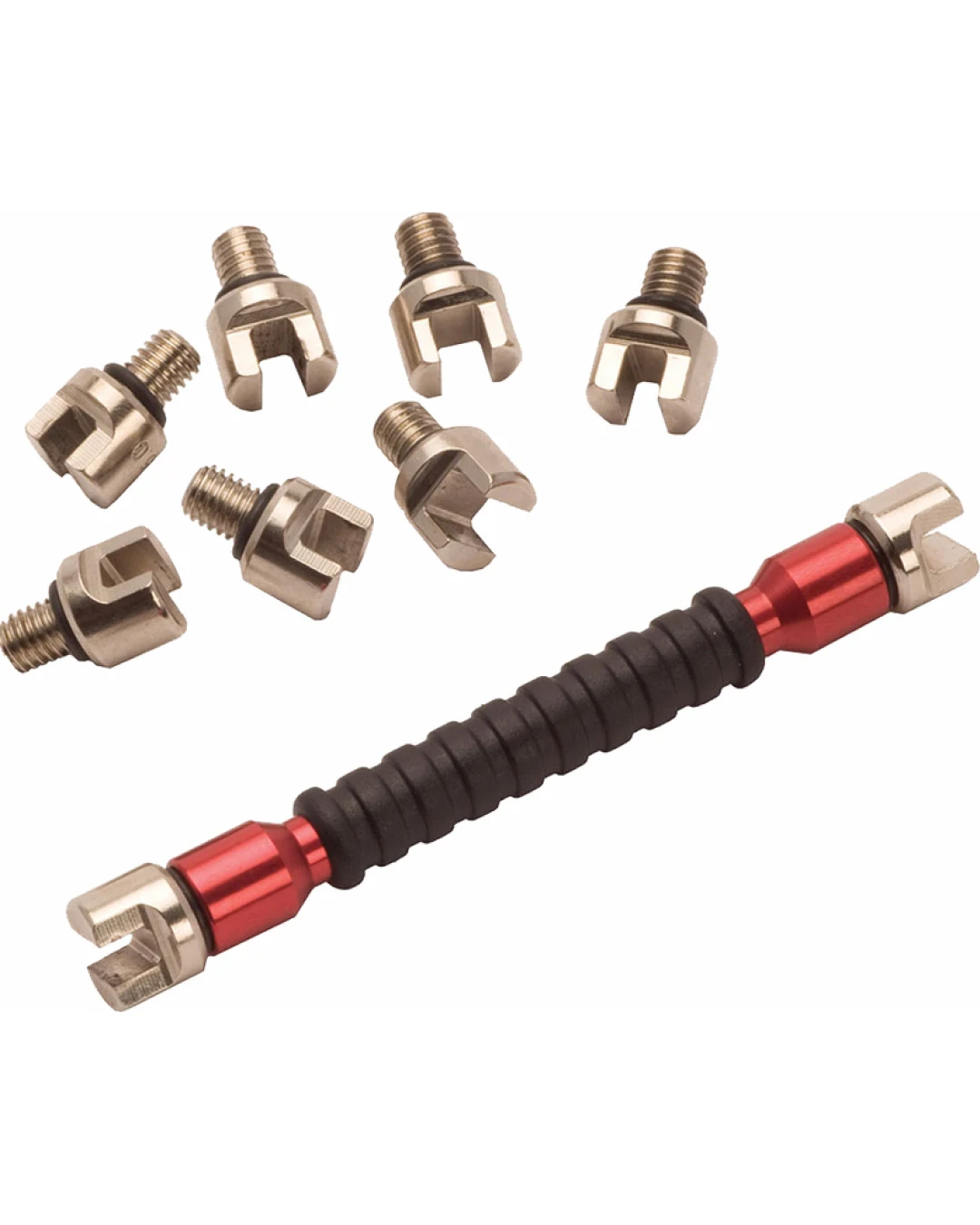 Ключ за спици RFX Race Interchangeable Multi Tip Spoke Key - RED 5.4mm -> 7.0mm