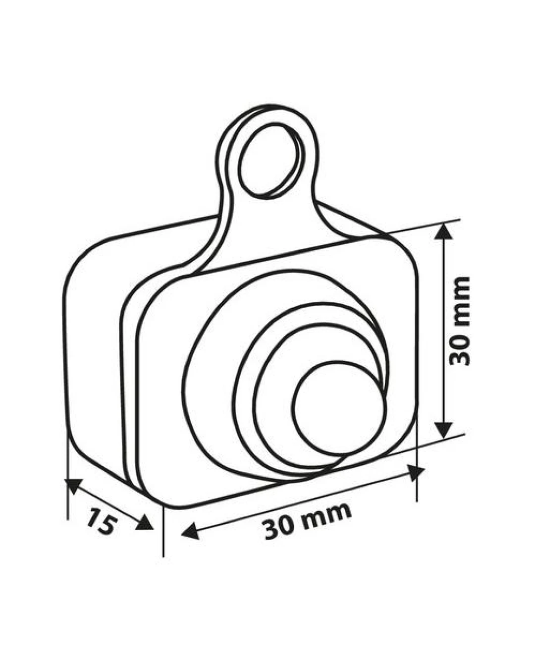 Ключ за светлини LAMPA ON&OFF 90463
