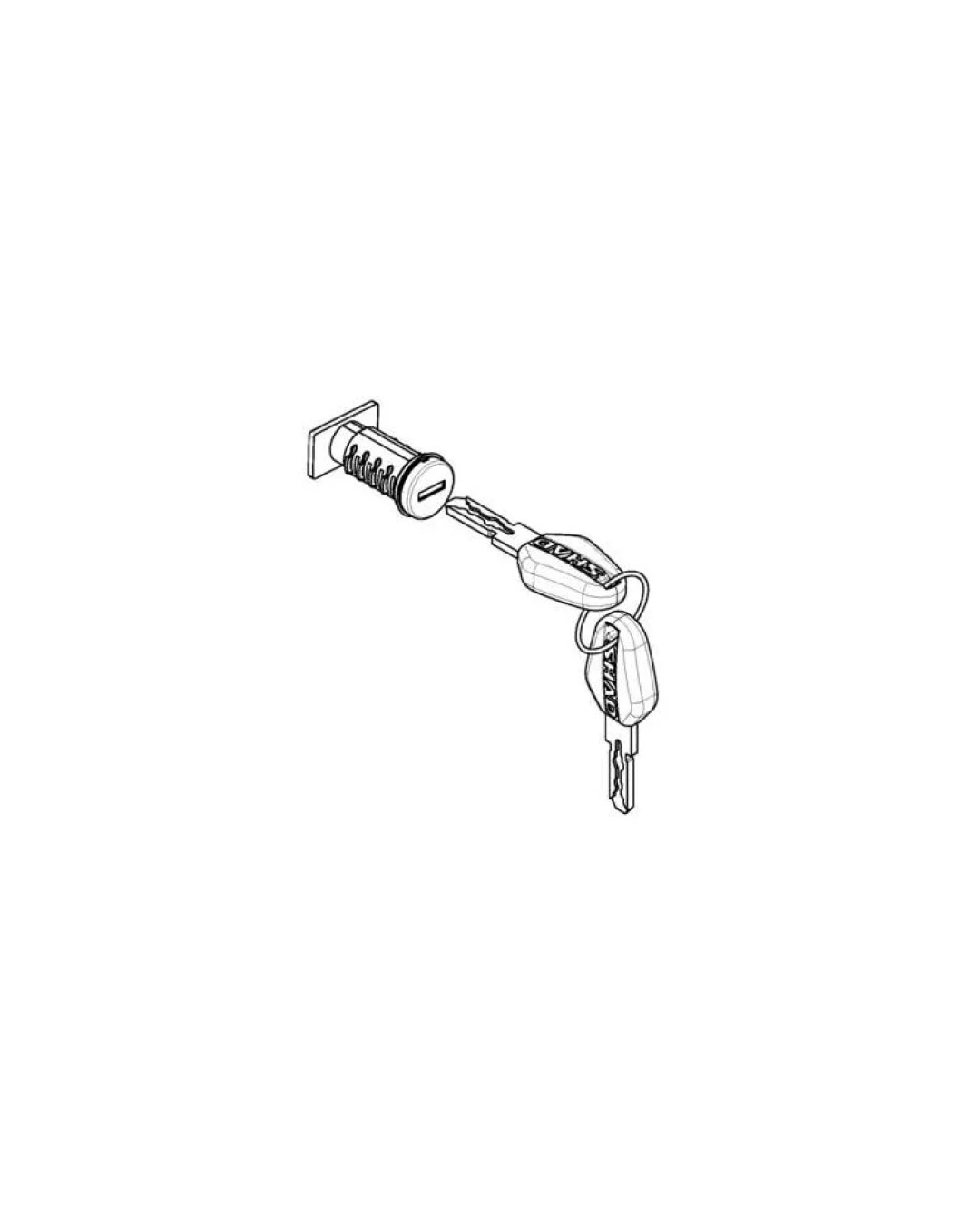 Ключалака SHAD TR37/TR48