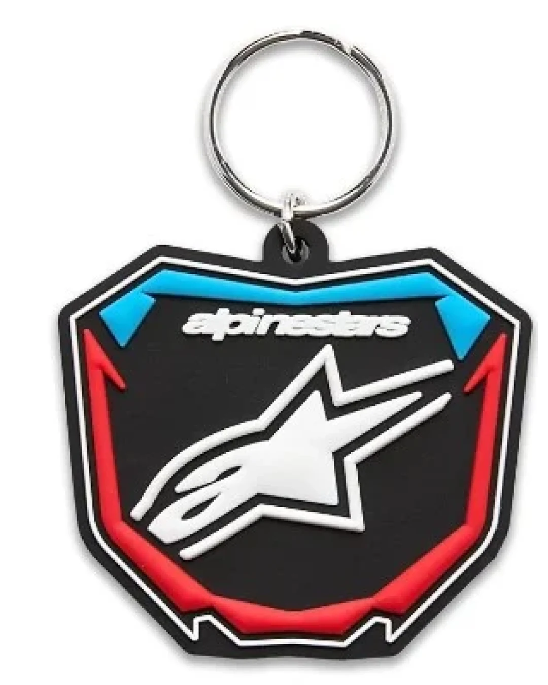 Ключодържател ALPINESTARS FOB PLATE BLACK/BLUE/RED