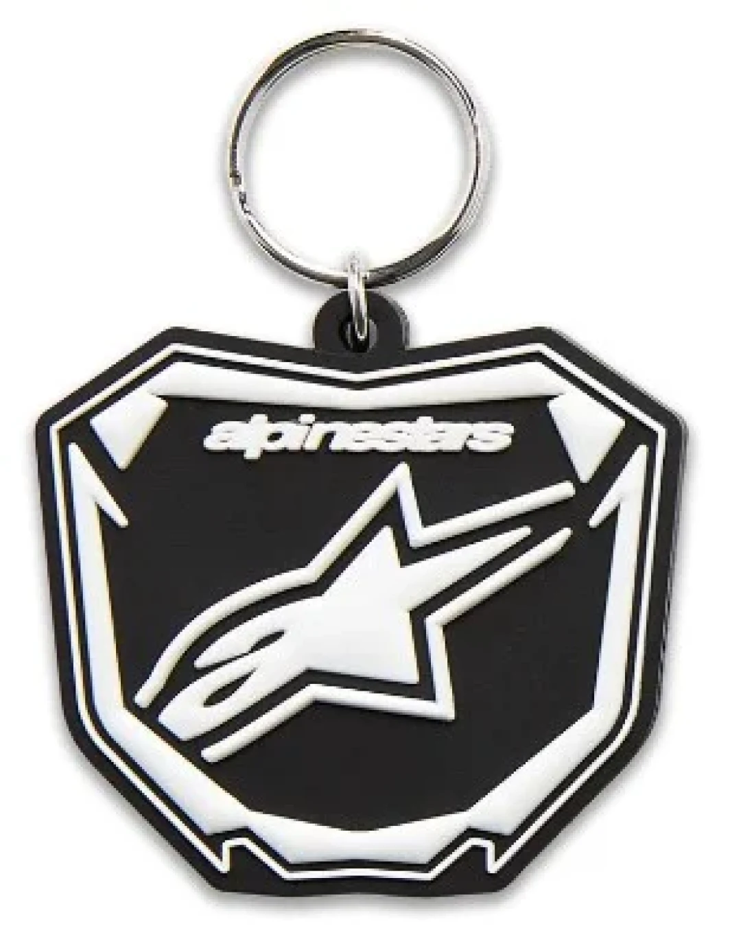 Ключодържател ALPINESTARS FOB PLATE BLACK/WHITE