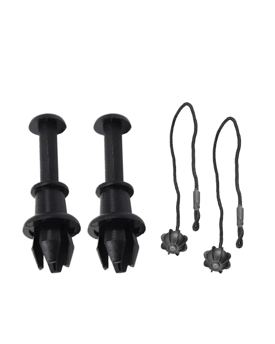 Комплект 2 бр. OEM Щипки / Пинове с Въже за кора на багажник - AUDI, SEAT, SKODA, VW