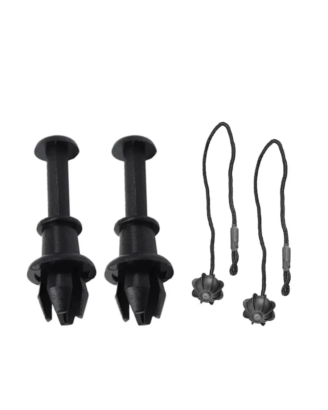 Комплект 2 бр. OEM Щипки / Пинове с Въже за кора на багажник - AUDI, SEAT, SKODA, VW