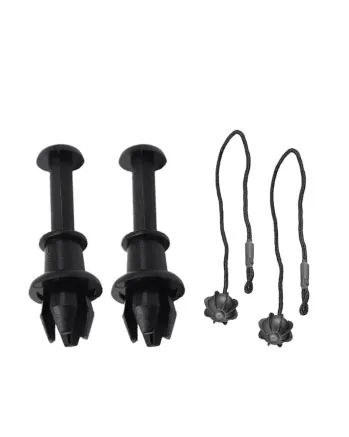 Комплект 2 бр. OEM Щипки / Пинове с Въже за кора на багажник - AUDI, SEAT, SKODA, VW