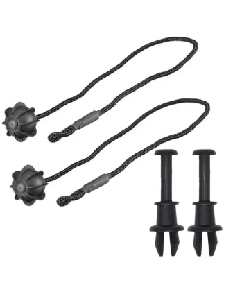 Комплект 2 бр. OEM Щипки / Пинове с Въже за кора на багажник - AUDI, SEAT, SKODA, VW